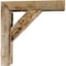Ekena Millwork 3 1/2"W x 12"D x 12"H Vintage Farmhouse Bracket, Barnwood Decor Collection, Natural Barnwood BKTB03X12X12TRUF - alternate 3